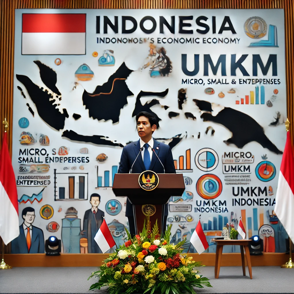 pernyataan terkait pertumbuhan ekonomi Indonesia dan peran UMKM.